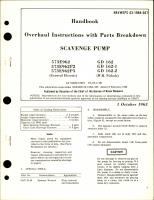 Overhaul Instructions with Parts Breakdown for Scavenge Pump 