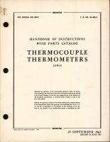 Handbook of Instructions with Parts Catalog for Thermocouple Thermometers