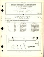 Overhaul Instructions with Parts Breakdown for Oil Cooler - Part 52087