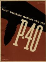 Pilot Training Manual - P-40