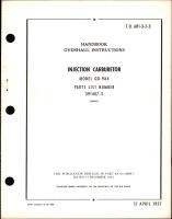 Overhaul Instructions for Injection Carburetor Model QD-9A4