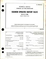 Overhaul with Parts Breakdown for Solenoid Operated Shutoff Valve - Part 3-U-3068 