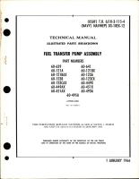 Illustrated Parts Breakdown for Fuel Transfer Pump Assembly