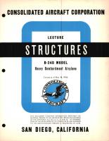 Structures Lecture, B-24D Model - Familiarization Manual