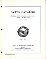 Parts Catalog for Double Wasp CA3, CA15, CA18, CB3, CB16 & CB17 Engines