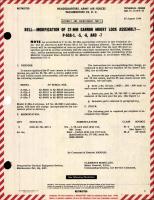 Modification of 37-MM Cannon Mount Lock Assembly