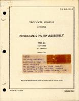 Overhaul Manual for Hydraulic Pump Assembly - Part 66YF400-1 