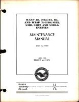 Maintenance Manual for Wasp Jr. and Wasp Engines