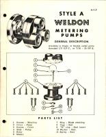 Weldon Metering Pumps - Style A - General Description with Parts List 
