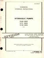 Overhaul Instructions for Hydraulic Pumps 1E-620, 1E-711, 1E-736 Series