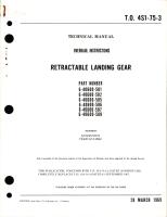 Overhaul Instructions for Retractable Landing Gear