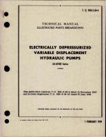 Illustrated Parts Breakdown for Electrically Depressurized Variable Displacement Hydraulic Pumps - AA-61450 Series 