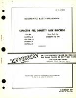 Illustrated Parts Breakdown for Capacitor Fuel Quantity Gage Indicator Part No. EA737AA, EA737BB, EA755AA