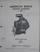 Service Instructions for American Bosch Aviation Magnetos - Types SF14LU-7 and SF14LC-7