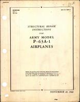 Structural Repair Instructions for P-63A-1 Airplanes