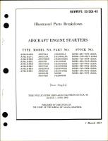 Illustrated Parts Breakdown for Aircraft Engine Starters