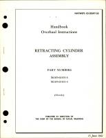 Overhaul Instructions for Retracting Cylinder Assembly - Parts S6165-63101-3 and S6165-63101-4