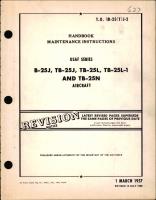 Maintenance Instructions for B-25J, B-25L, and B-25N