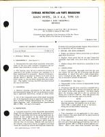 Overhaul Instructions with Parts Breakdown for Main Wheel 26 x 6.6, Type VII