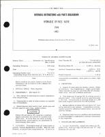 Overhaul Instructions with Parts Breakdown for Hydraulic By-Pass Valve 27000