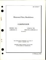 Illustrated Parts Breakdown for Compressor - Model 130R0100-1-0