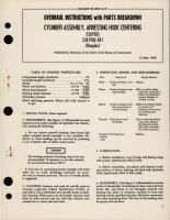 Overhaul Instructions with Parts Breakdown for Arresting Hook Centering Cylinder Assembly - 2381905 and 2381905-501