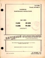 Maintenance Instructions for USAF Series F-51D, F-51M, ZF-51K, TF-51D Aircraft