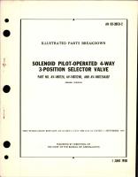 Illustrated Parts Breakdown for Solenoid Pilot-Operated 4-Way 3-Position Selector Valve 