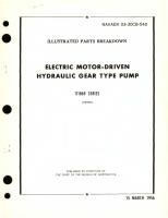 Illustrated Parts Breakdown for Electric Motor-Driven Hydraulic Gear Type Pump Part No. 111069 Series