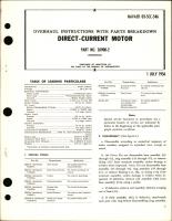 Overhaul Instructions with Parts Breakdown for Direct Current Motor - Part 26900-2 