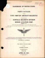 Instructions with Parts Catalog for Type VMN7-DF Aircraft Magnetos