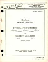 Overhaul Instructions for Hydromatic Propellers and Bracket Assemblies