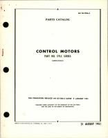 Parts Catalog for Control Motors - Part EYLC Series 