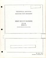 Illustrated Parts Breakdown for Direct Current Generator - Type 30B26-1-A 