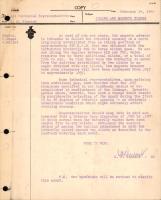 Correspondence Concerning Idling and Magneto Timing on the Engine