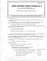 Flight Handbook Interim Revision No. 1 for F8F-1, F8F-1N, F8F-2, F8F-2D
