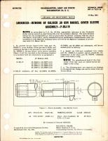 Rework of Caliber .50 Gun Barrel Cover Sleeve Assembly for P-38J-15