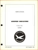 Parts Catalog for Kollsman Airspeed Indicators Type No. 1296