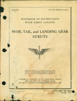 Handbook of Instructions with Parts Catalog for Nose, Tail, and Landing Gear Struts