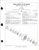 Overhaul Instructions with Parts Breakdown for Wheel Assy, Solid Tire Tail