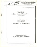 Revision to Operation and Maintenance Instructions for Hydraulic Propeller - A6441FN-248 