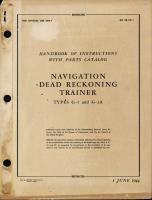 Handbook of Instructions with Parts Catalog for Navigation Dead Reckoning Trainer