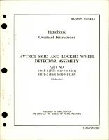 Overhaul Instructions for Hytrol Skid and Locked Wheel Detector Assembly - Parts 4811B-1 and 4811B-2 