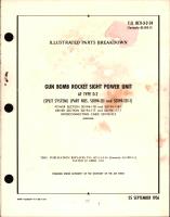 Illustrated Parts Breakdown for Gun Bomb Rocket Sight Power Unit AF Type D-2