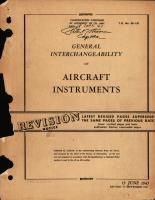 General Interchangeability of Aircraft Instruments