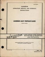 Operation, Service, & Overhaul Instructions for Aluminum Alloy Propeller Blades