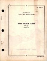 Overhaul Instructions for Engine Analyzer Trainer Type MG-1