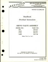 Overhaul Instructions for Servo Valve Assembly - Model 564, 564A, 571A, and 564B