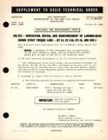 Supplement, Vultee - Inspection, Repair, and Reinforcement of Landing-Gear Shock Strut Torque Lugs - BT-13, BT-13A, BT-15, and SNV-1