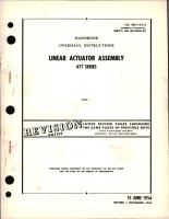 Overhaul Instructions for Linear Actuator Assembly 477 Series